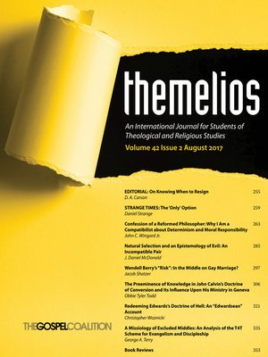 cover image of Themelios, Volume 42, Issue 2